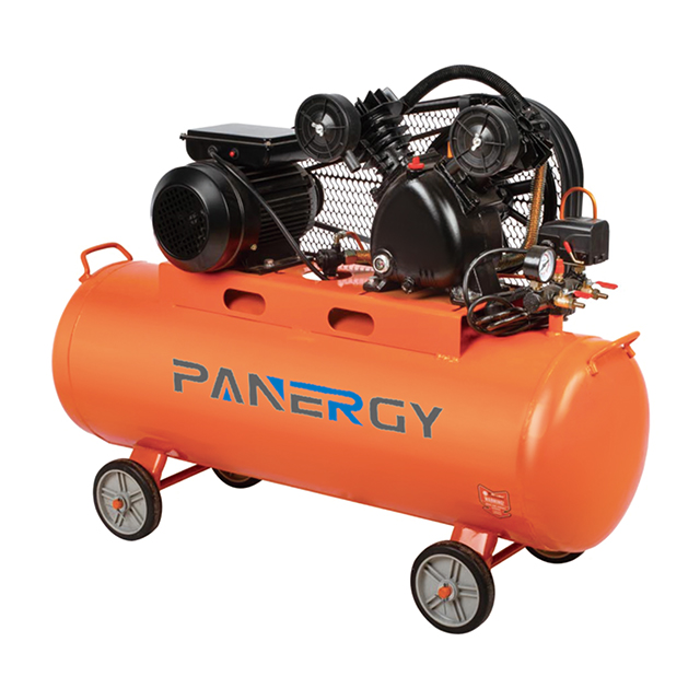 Silent Stationary Belt Driven Air Compressor Metalworking